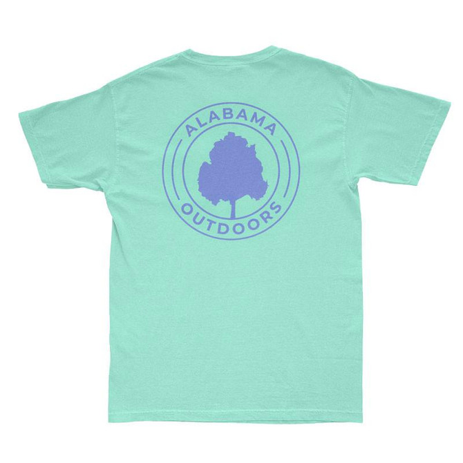 Alabama Outdoors Apparel Alabama Outdoors Pima Cotton Record Logo Pocket Short Sleeve T-Shirt 