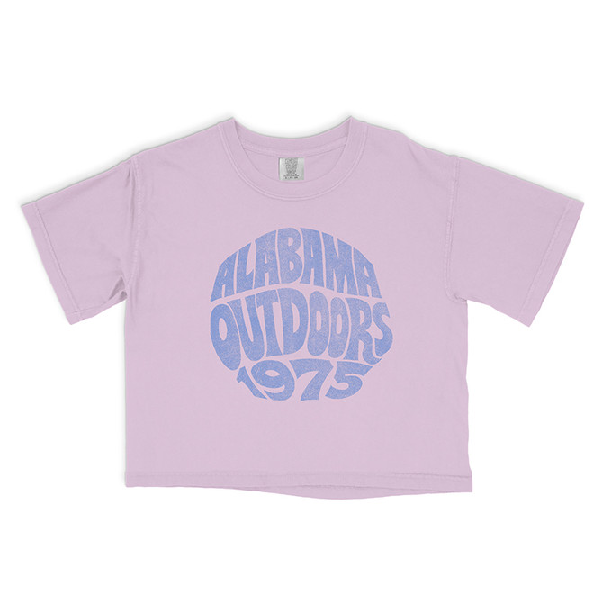 Alabama Outdoors Comfort Color Retro 1975 Women's Ss Boxy T