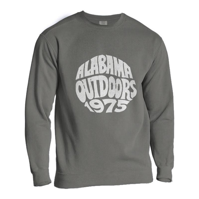 Alabama Outdoors Apparel Alabama Outdoor Comfort Colors Retro 1975 Sweatshirt 