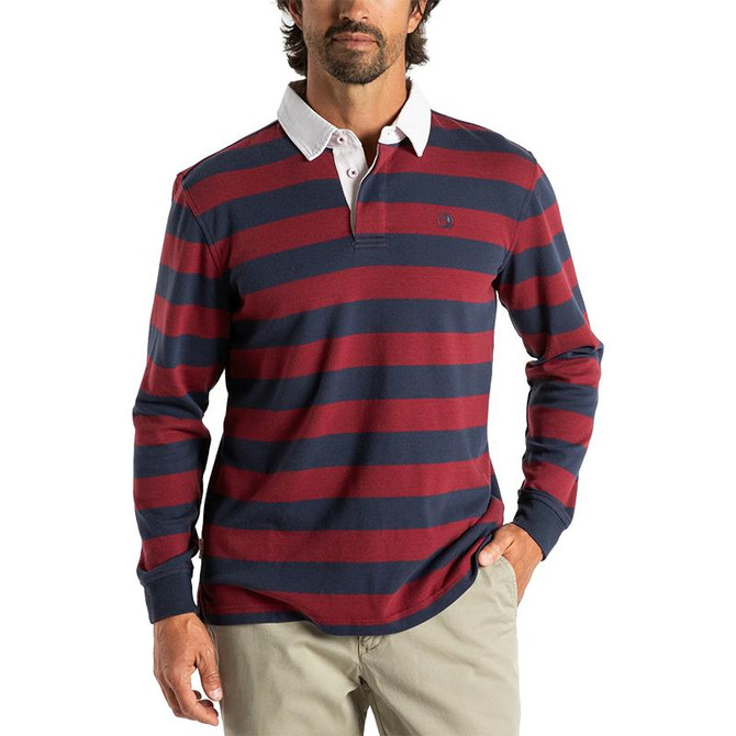  Duck Head Men's Legacy Stripe Rugby Shirt 