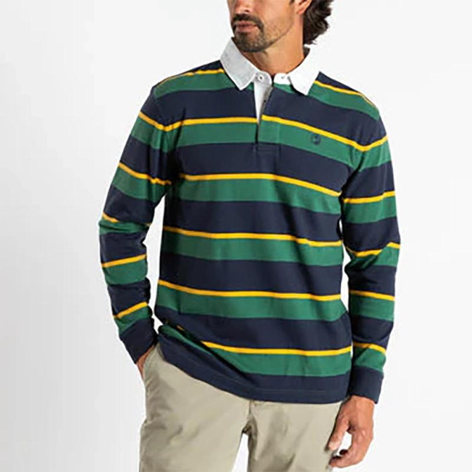  Duck Head Men's Legacy Stripe Rugby Shirt 