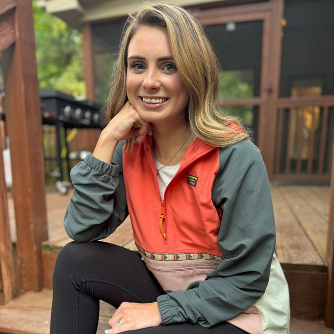  L.L.Bean Women's Mountain Classic Anorak Multi Color 