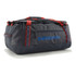 Patagonia Black Hole Duffel 55L, durable travel duffel bag with spacious interior, water-resistant fabric, and adjustable straps.