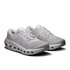 On Cloudrunner 3 Men's Running Shoes, lightweight gray athletic sneakers with cushioned soles and breathable mesh upper for comfortable running.
