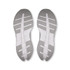 On Cloudrunner 3 Men's Running Shoes, view of the soles showing gray and white rubber outsole with flex grooves for traction and flexibility.
