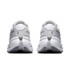 On Cloudrunner 3 Women's Running Shoes, rear view of white athletic shoes with brand logo and cushioned soles, designed for running and sports performance.