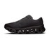 On Running Men's Cloudmonster 3, black athletic running shoe with a unique cushioned sole design.