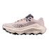 Salomon Women's Ultra Glide 4, pink and black running shoe with a cushioned sole and trail grip outsole.