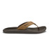 Olukai OluKai Men's Pili Sandal, men's casual slip-on sandal with a tan strap and cushioned sole.