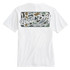 Local Boy LCF Bluff Plate SS Tee, white T-shirt with a camouflage pattern and 'Local Boy Outfitters' logo on the back.