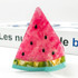 TheDivaSoap Triangular Watermelon Claw Clip, colorful watermelon-themed hair clip with a triangular shape and a watermelon design.
