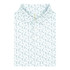 Rhoback Men's The Gopher Performance Polo, white polo shirt with a playful gopher and golf-themed print.