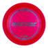 Discraft Disc Golf Disc, Pink Disccraft Z Line Crank with blue and pink branding and design.