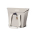 YETI Coolers Yeti Daytrip 20L Insulated Tote Bag, white insulated lunch tote with sturdy handle and a small pocket with keys and phone attached.