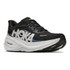 HOKA Men's Clifton PRO Running Shoe, black with white sole and bold HOKA logo on side.