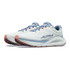 Altra Women's Torin ST, running shoes in white, light blue, and peach color with breathable mesh upper and cushioned sole.
