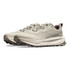 Altra Men's Olympus 7, image of a beige and black trail running shoe with cushioned sole and breathable upper design.