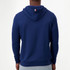 Rhoback Men's Hesi Collegiate AU Logo Hoodie - Auburn, back view of a man wearing a blue hoodie with an AU logo and collegiate design on the back.