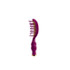 Teleties Mini Vented Hair Brush, compact purple hairbrush with vented design and ergonomic handle.