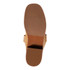 L.L.Bean Women's West End Boot, bottom view showing the sole and heel of the tan leather boot.