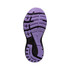 Brooks Running Brooks Women's Adrenaline GTS 23, view of the purple and black athletic running shoe sole with tread pattern.