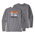  Patagonia Men's Long Sleeve Line Logo Ridge Responsibili-Tee 