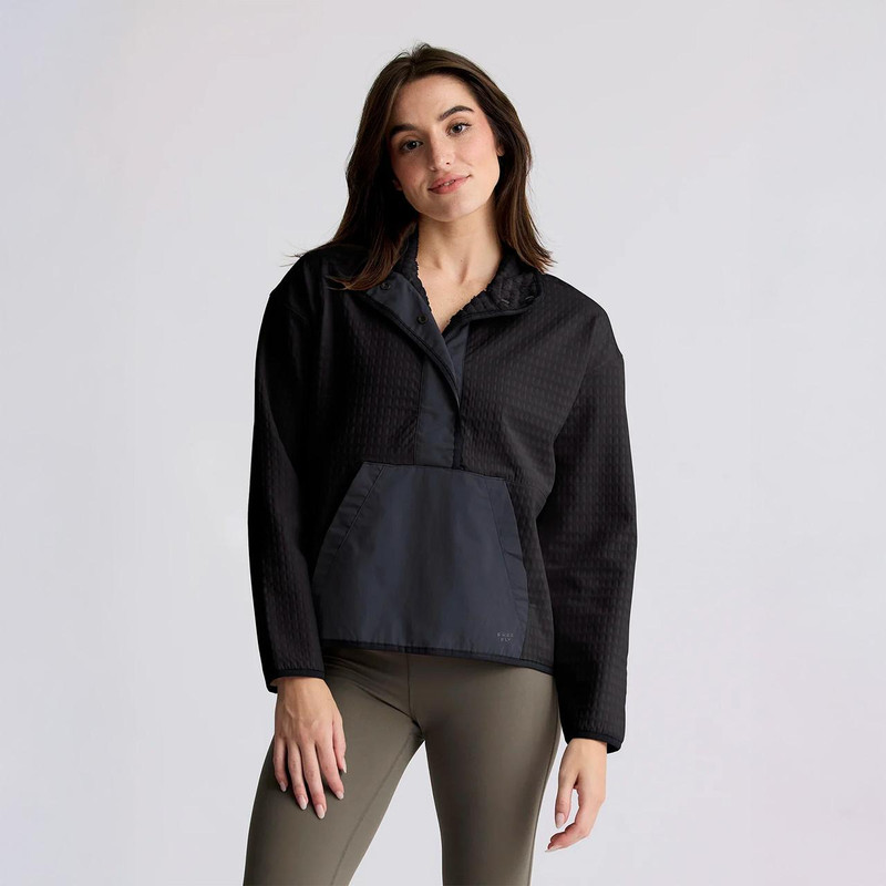 Free Fly Apparel Free Fly Women's Gridback Fleece Snap Pullover Free Fly Apparel Free Fly Women's Gridback Fleece Snap Pullover