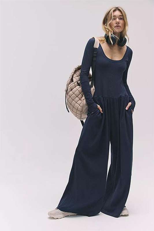  FP Movement Women's Hot Shot Wide Leg Onesie 