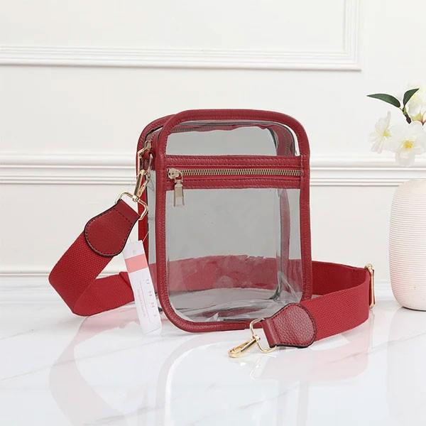  Queens Designs Game Day Stadium Square Clear Bag 