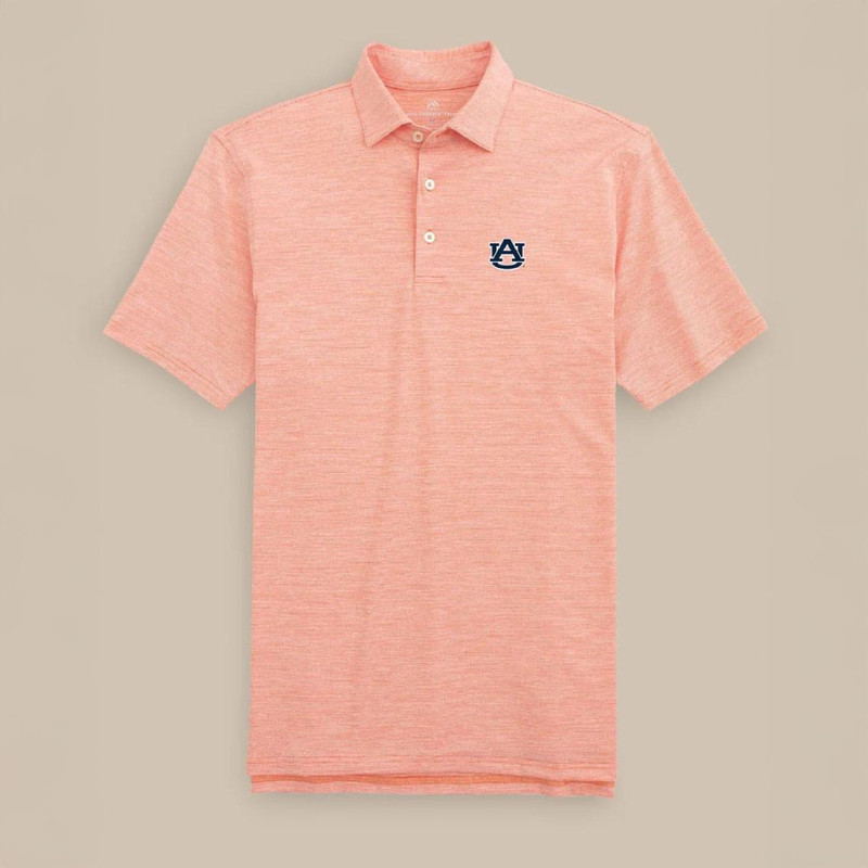  Southern Tide Men's Auburn Driver Spacedye Polo 