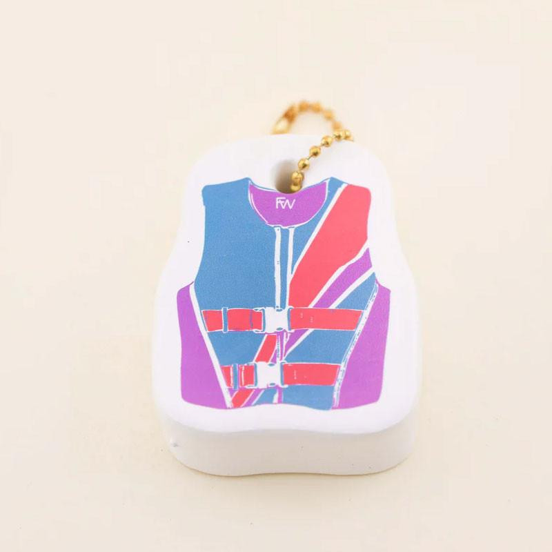  Freshwater Curated Goods '90S Life Jacket Floating Keychain 