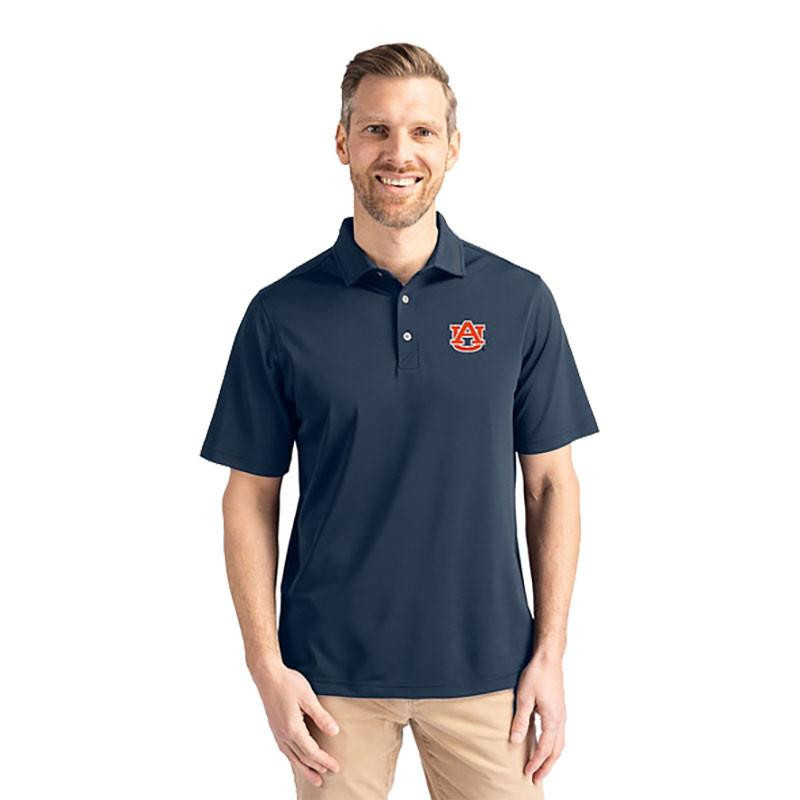  Cutter & Buck Men's Auburn Solid Pique Polo 