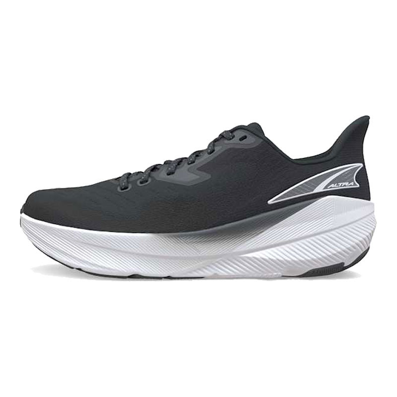 Altra Women's Experience Flow St, black running shoe with cushioned white sole and gray accents.