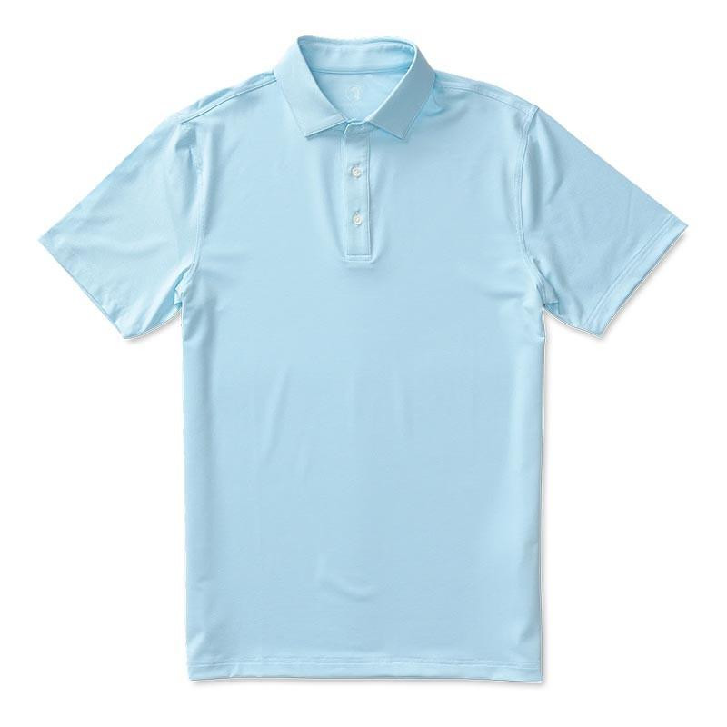  Duck Head Men's Long Drive Short Sleeve Stripe Polo 
