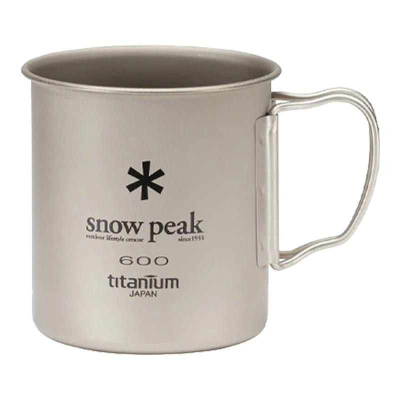  Snow Peak Titanium Sinlge Wall Cup 600 