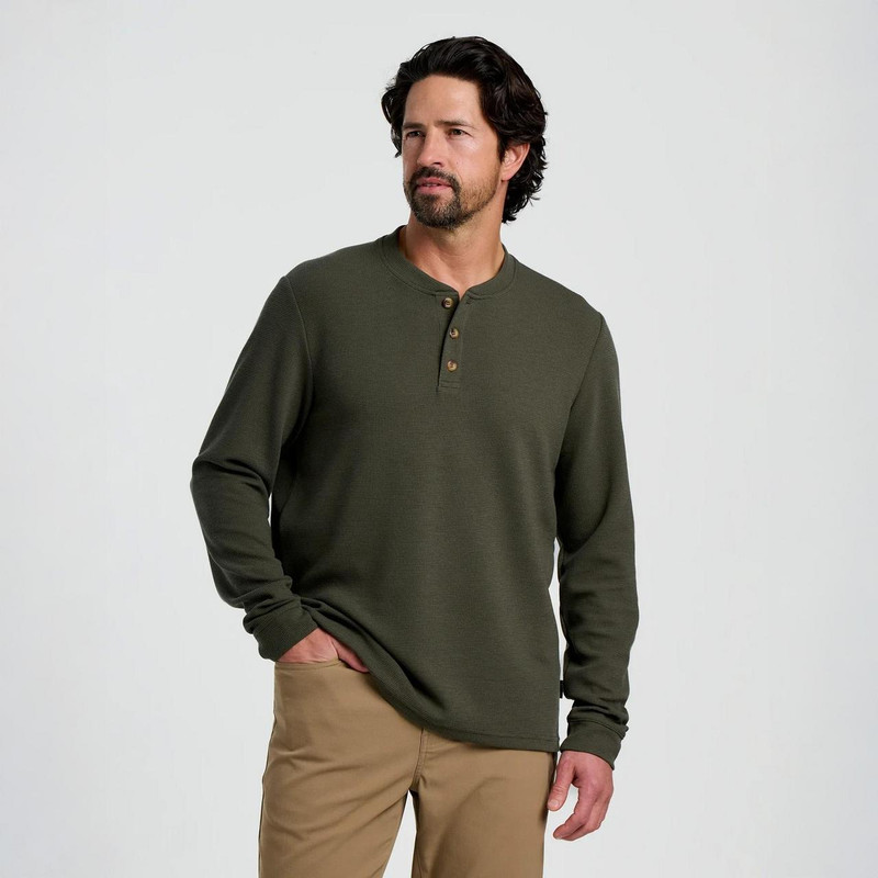 Free Fly Apparel Free Fly Men's Waffle Long Sleeve Henley 