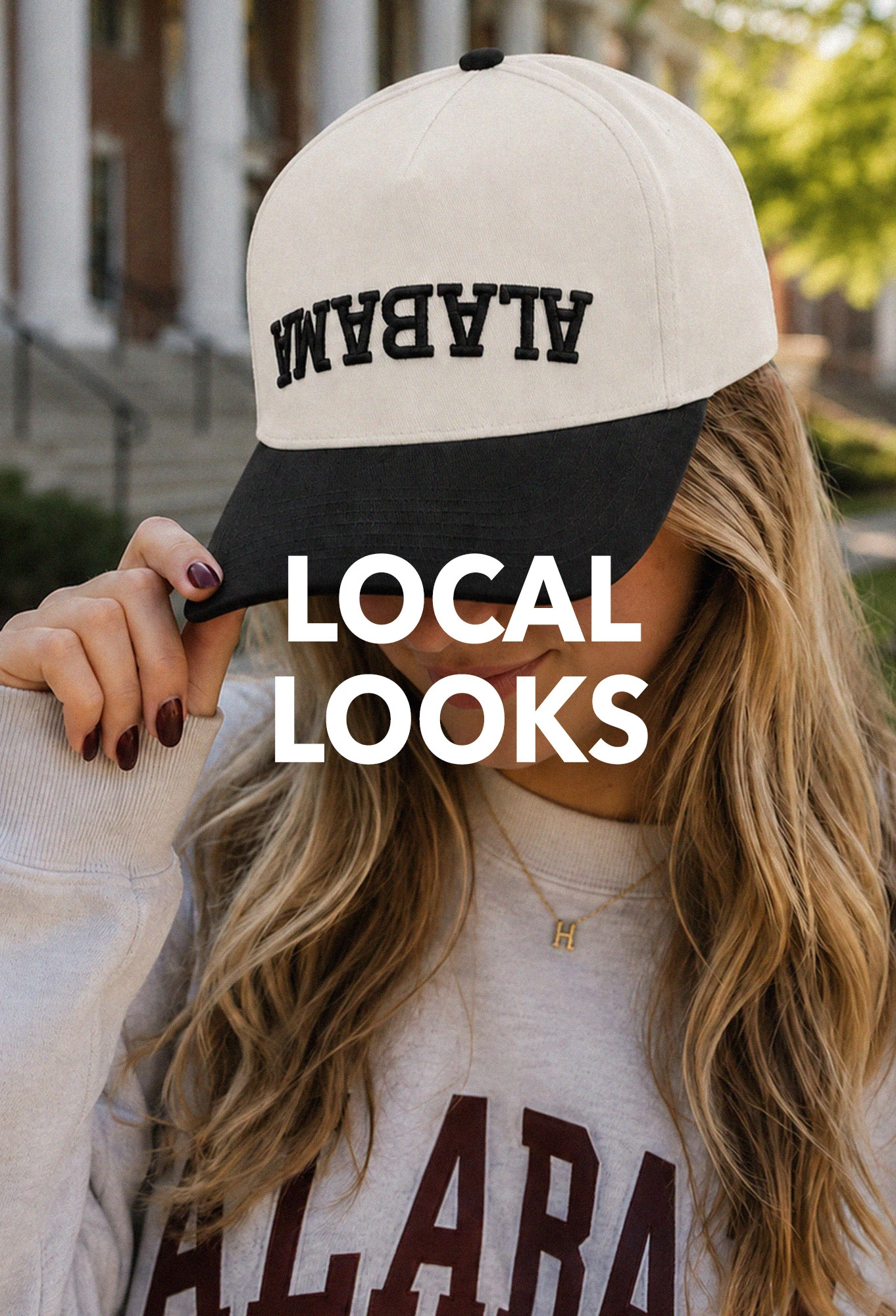 Alabama Outdoors Captuer Upside Down Alabama Logo Snapback