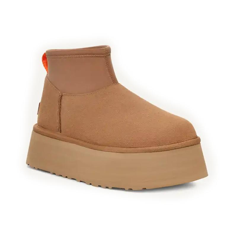 UGG W CLASSIC MINI DIPPER 9 ベージュ UGG Women's Classic Mini Dipper Boot