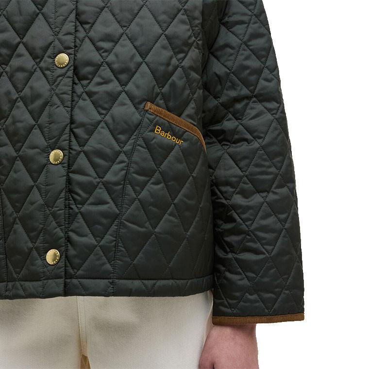 Barbour Women's Icons Cropped Liddesdale Quilted