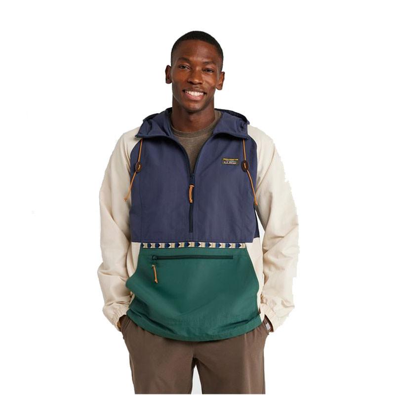 L.L.Bean Men's Mountain Classic Anorak Multi Color