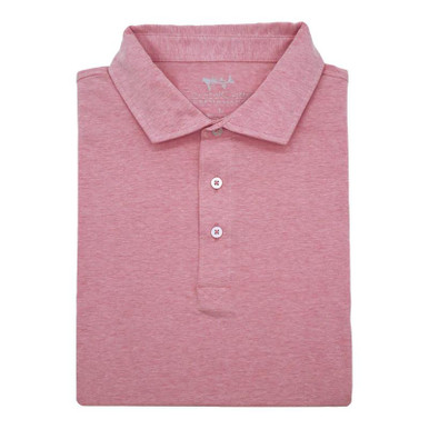 Coastal Cotton - Tangerine - Wide Stripe Polo main image 0