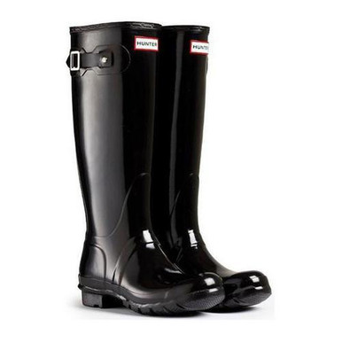 Hunter Ugg Shiny Rain Boots Hunter Women's Original Tall Gloss