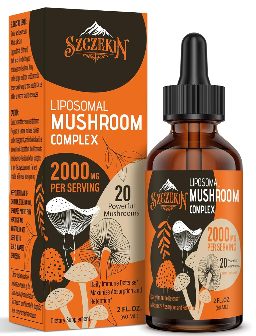 Liposomal Mushroom Complex Drops Tincture 2000 MG