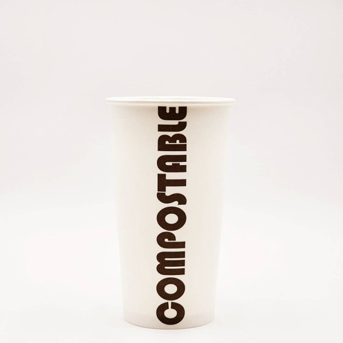 20oz Single Wall Cup - COMPOSTABLE™ Print - 500 per case