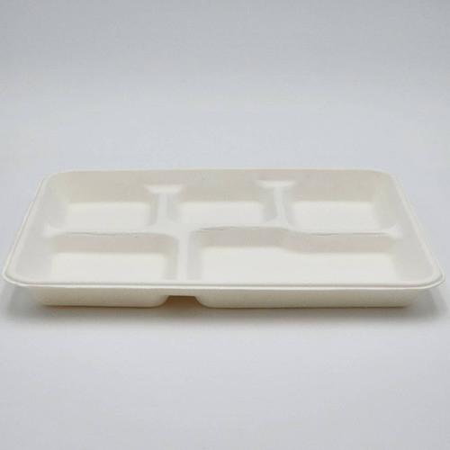 Compostable 5-Compartment Tray