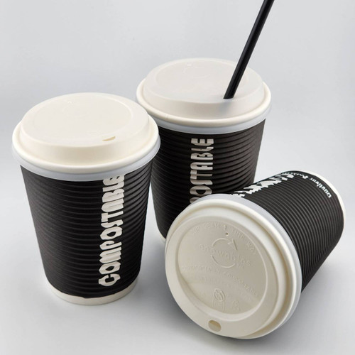 90mm cPLA Standard Sippy Lid - Natural Color - 1000 per case