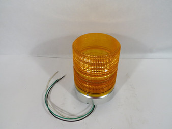 Federal Signal 131ST-120A Amber StarFire Strobe Warning Light 120V@.6A  USED