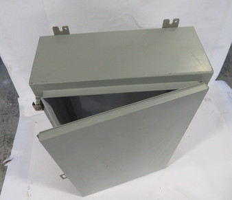 Hammond 1418F8 Grey Steel Wall Mount Enclosure 30x20x8" SHELF WEAR NOP
