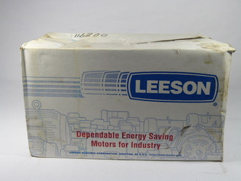 Leeson 1/2HP 1725RPM 115/208-230V 56HC TENV 1Ph 6.6A 60Hz NEW