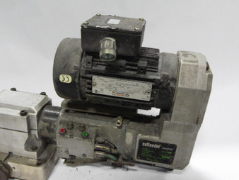 Sugino SN4U Selfeeder Drilling Unit C/W Motor 0.75HP 3420RPM 575V D71GC  USED